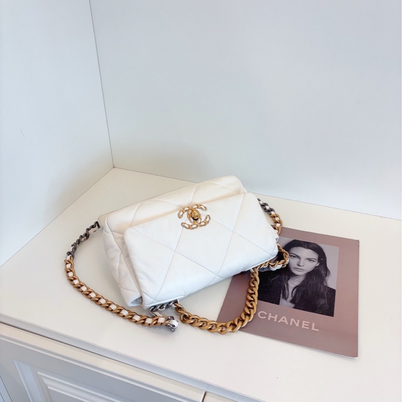 【98新🆕】Chanel 白金19bag 小號 手提單肩包-3