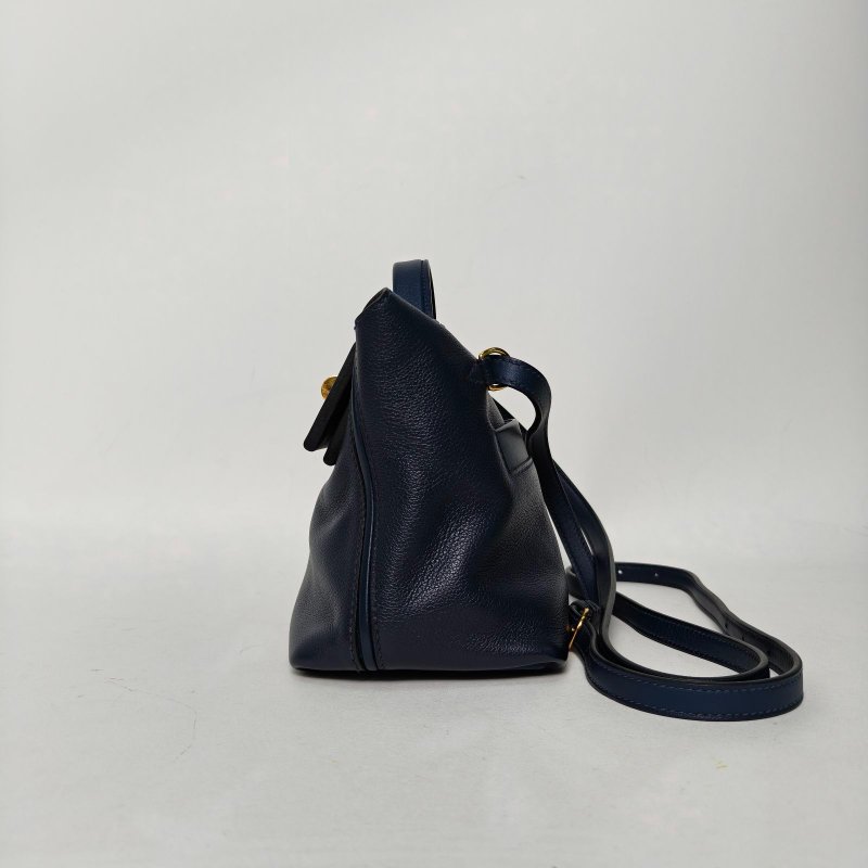 HERMES 2424mini217U海軍藍拼2Z午夜藍EC皮/Swift皮Z刻金扣肩背包-1