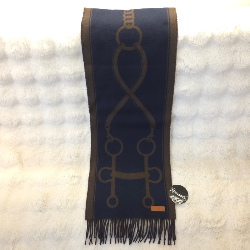 Hermès Echarpe 羊絨圍巾 160cm-1