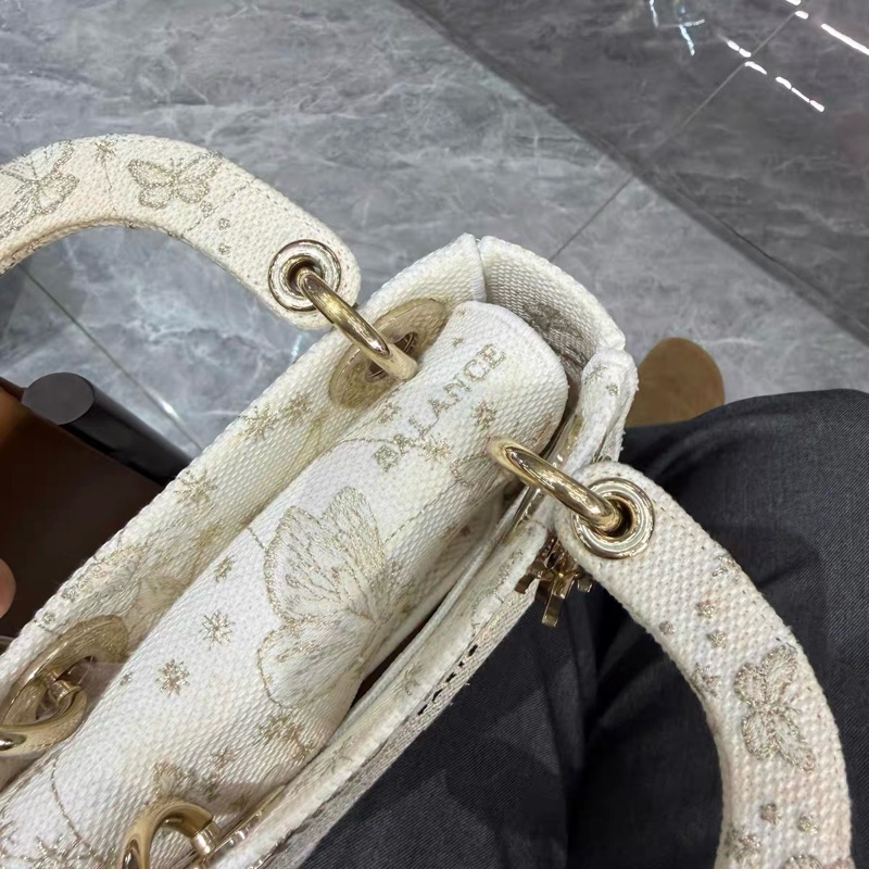 Dior Lady Dior刺繡蝴蝶包-8