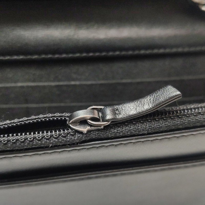 Chanel Boy Bag牛皮菱格絎縫方形雙C鎖扣斜挎包-13