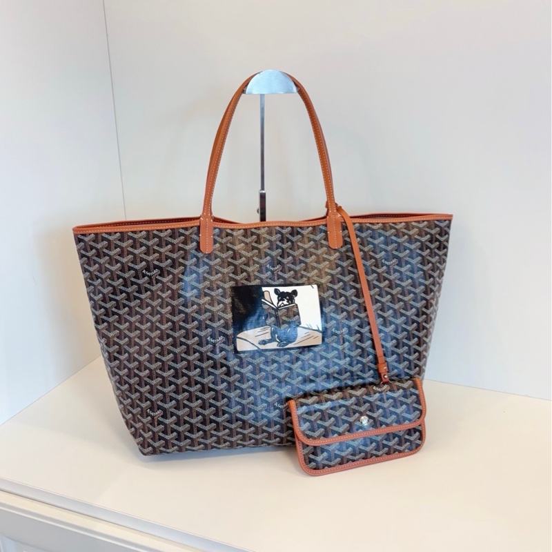 【98新🆕】Goyard SaintLouis老花子母購物袋大號托特包-0