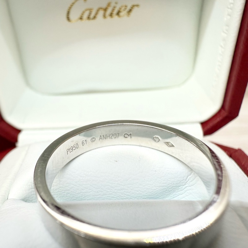 Cartier鉑金PT950 C de系列戒指CRB4098161-3