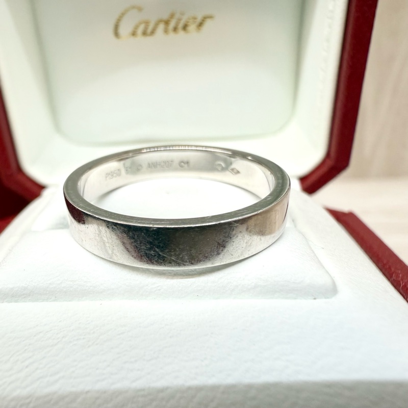 Cartier鉑金PT950 C de系列戒指CRB4098161-4