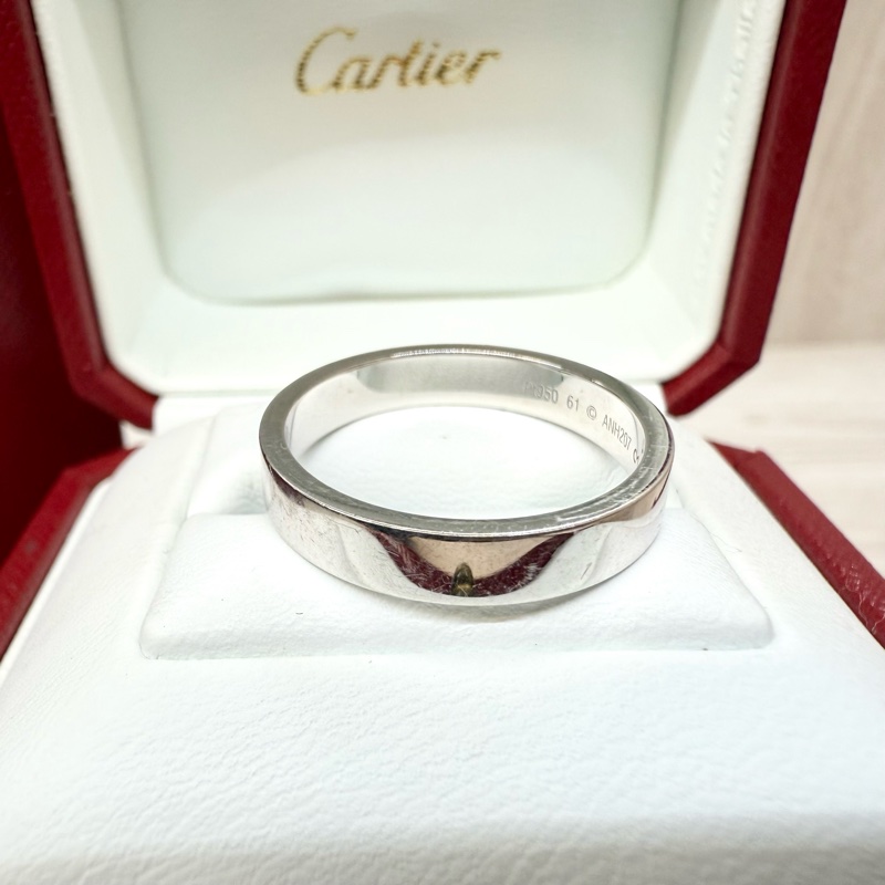 Cartier鉑金PT950 C de系列戒指CRB4098161-7