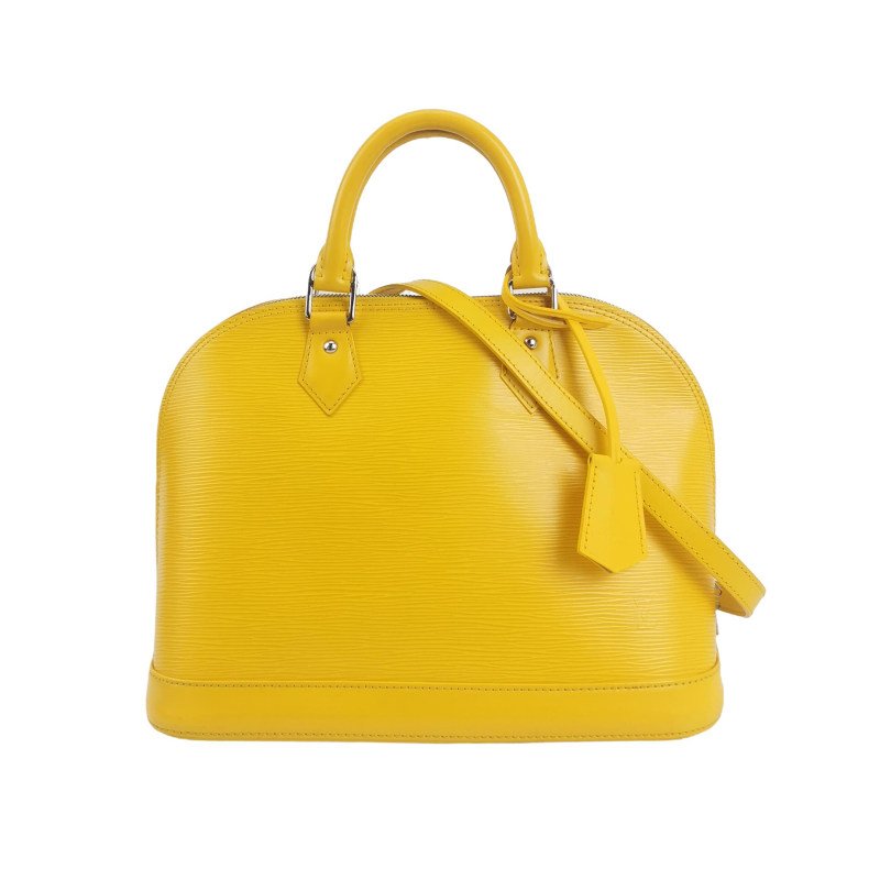 Louis Vuitton(LV)Alma小號牛皮水波紋貝殼包斜挎包-0