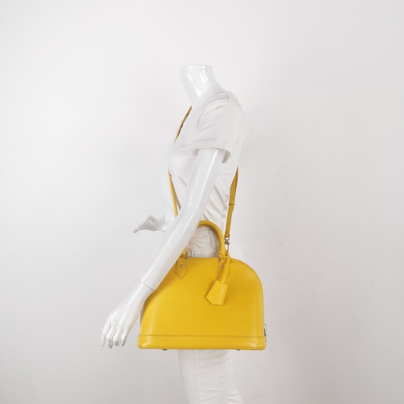 Louis Vuitton(LV)Alma小號牛皮水波紋貝殼包斜挎包-1