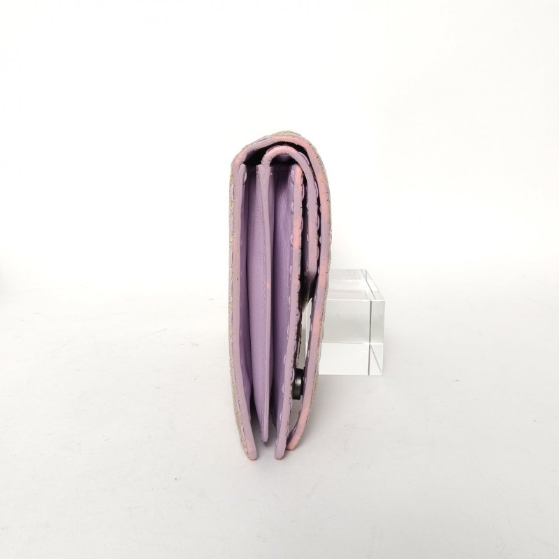 BOTTEGA VENETA 拼色魚皮無手拿包肩背包-1