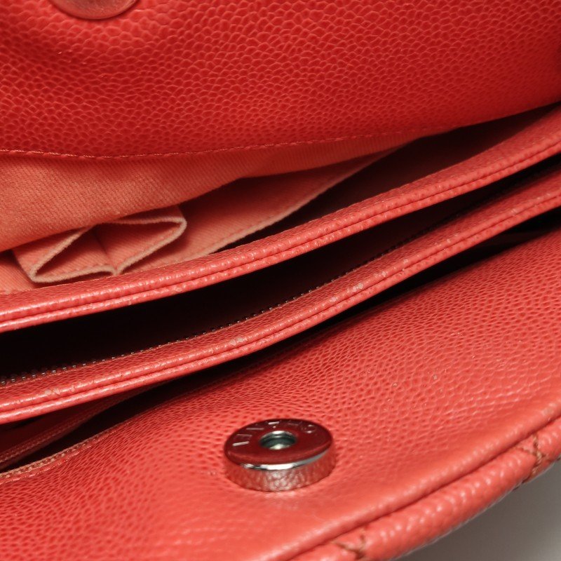 Chanel Mademoiselle 牛皮純色菱格絎縫曲線造型單肩包-9