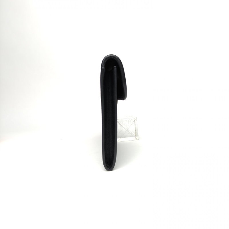 HERMES JigeElan手包2989黑色Swift皮/蜥蜴皮D刻無肩背包-3