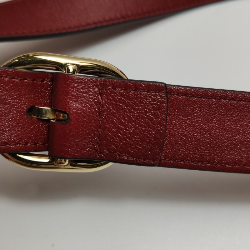 Gucci Blondie中號牛皮翻毛皮互扣式雙GLogo斜挎包單肩包-10