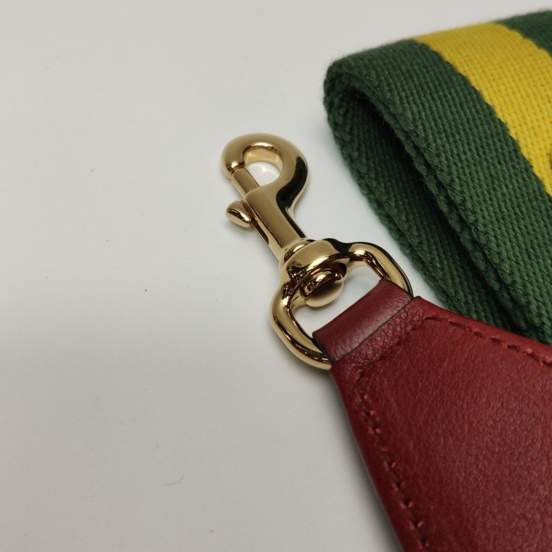 Gucci Blondie中號牛皮翻毛皮互扣式雙GLogo斜挎包單肩包-13