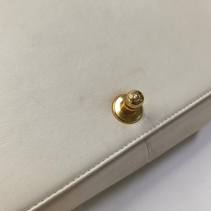 CHANEL leboy中號25cm白金宮廷款限定鏈條包-7