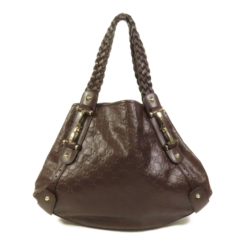 GUCCI 牛皮皮革Pelham金扣肩背袋-0