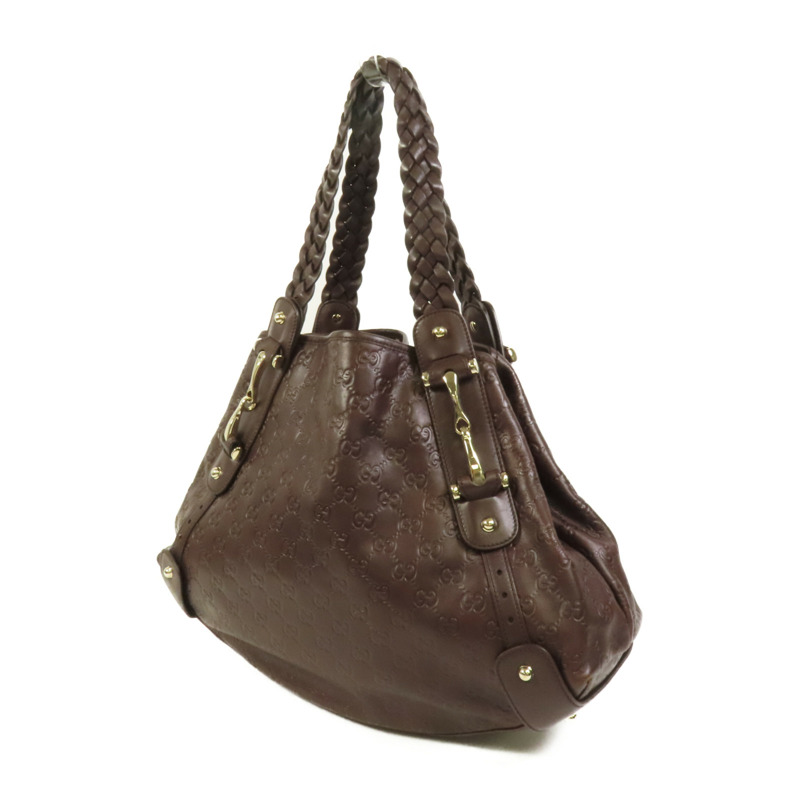 GUCCI 牛皮皮革Pelham金扣肩背袋-2