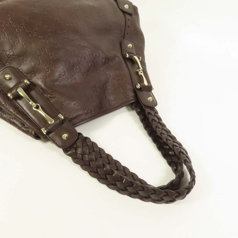 GUCCI 牛皮皮革Pelham金扣肩背袋-4