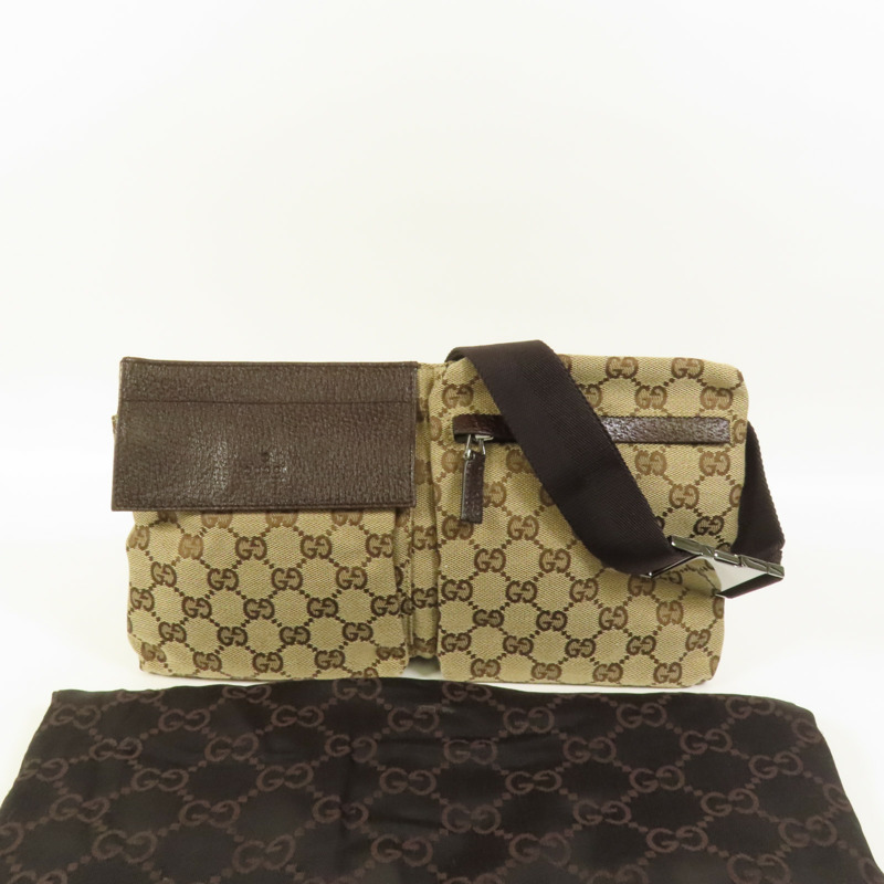 GUCCI 帆布Waist Bag腰包-10