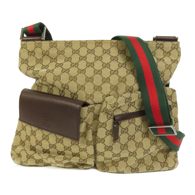 GUCCI 帆布Shoulder Bag肩背袋-0