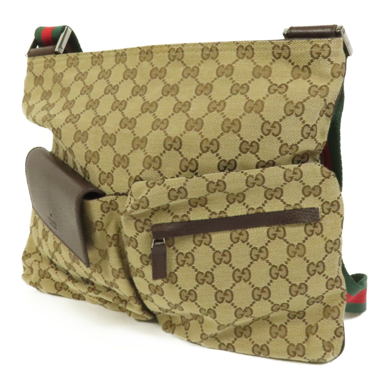 GUCCI 帆布Shoulder Bag肩背袋-2