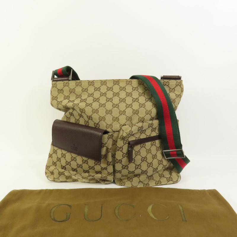 GUCCI 帆布Shoulder Bag肩背袋-9