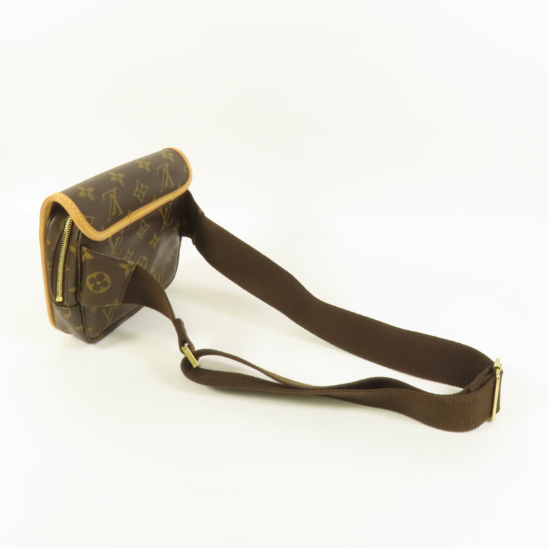 LOUIS VUITTON Monogram Bosphore Waist Bum Bag金扣腰包-4