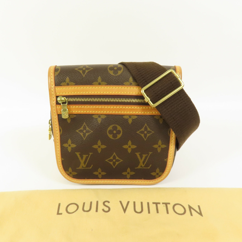 LOUIS VUITTON Monogram Bosphore Waist Bum Bag金扣腰包-9