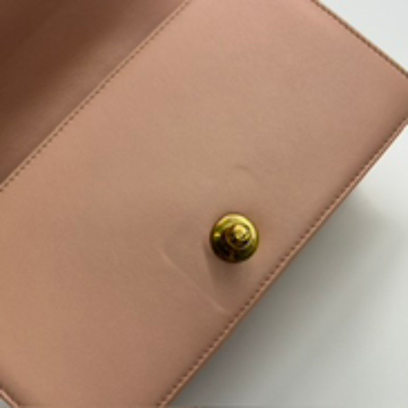 CHANEL 粉色羊皮宮廷款 中號25cm 肩背包-11