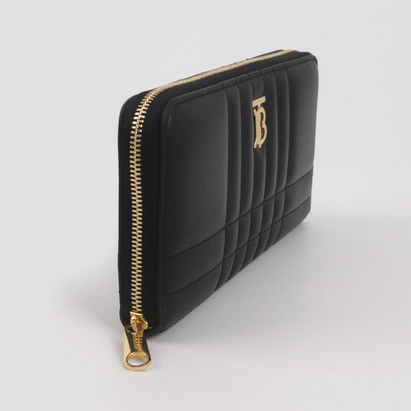 Burberry Lola蘿納包牛皮純色字母Logo絎縫錢包-2