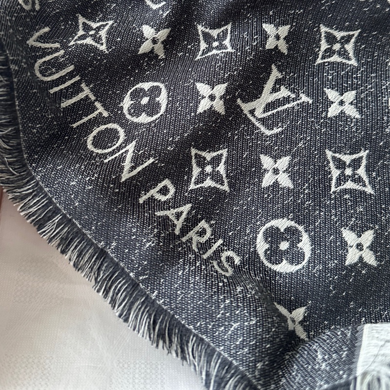 LV Louis Vuitton M78228 Monogram Jacquard Denim 披肩-2