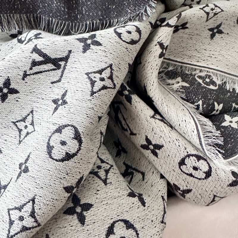 LV Louis Vuitton M78228 Monogram Jacquard Denim 披肩-4