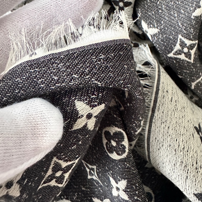LV Louis Vuitton M78228 Monogram Jacquard Denim 披肩-9