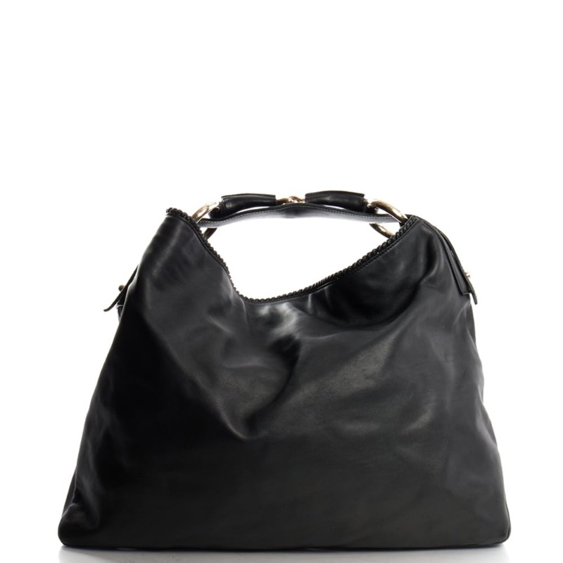 GUCCI VINTAGE 馬銜環手提包-3