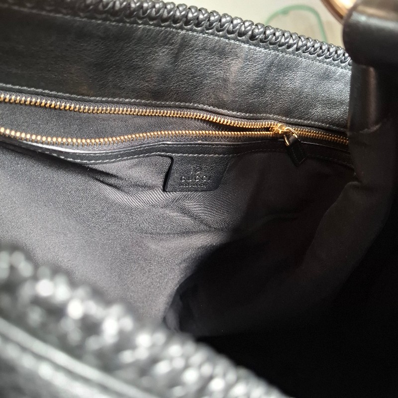 GUCCI VINTAGE 馬銜環手提包-16