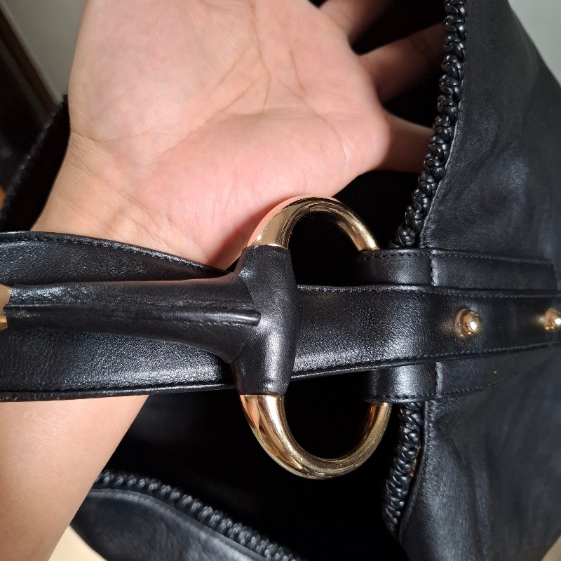 GUCCI VINTAGE 馬銜環手提包-23