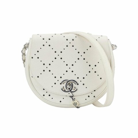 Chanel Flap Bag牛皮字母雙C斜挎單肩包