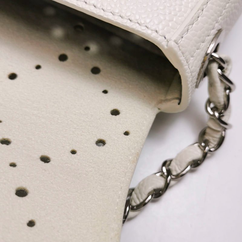 Chanel Flap Bag牛皮字母雙C斜挎單肩包-9