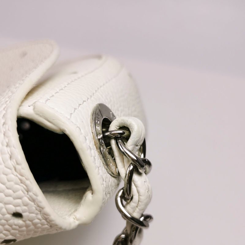 Chanel Flap Bag牛皮字母雙C斜挎單肩包-10