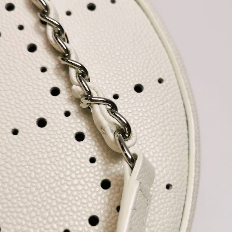 Chanel Flap Bag牛皮字母雙C斜挎單肩包-11