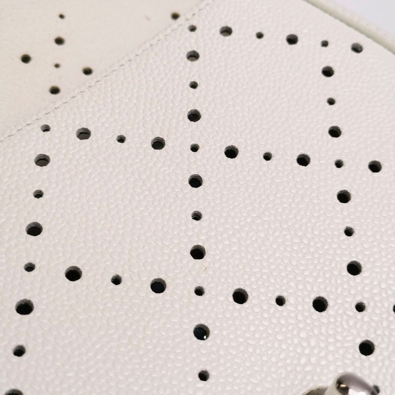 Chanel Flap Bag牛皮字母雙C斜挎單肩包-17