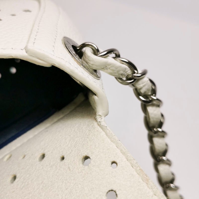 Chanel Flap Bag牛皮字母雙C斜挎單肩包-19