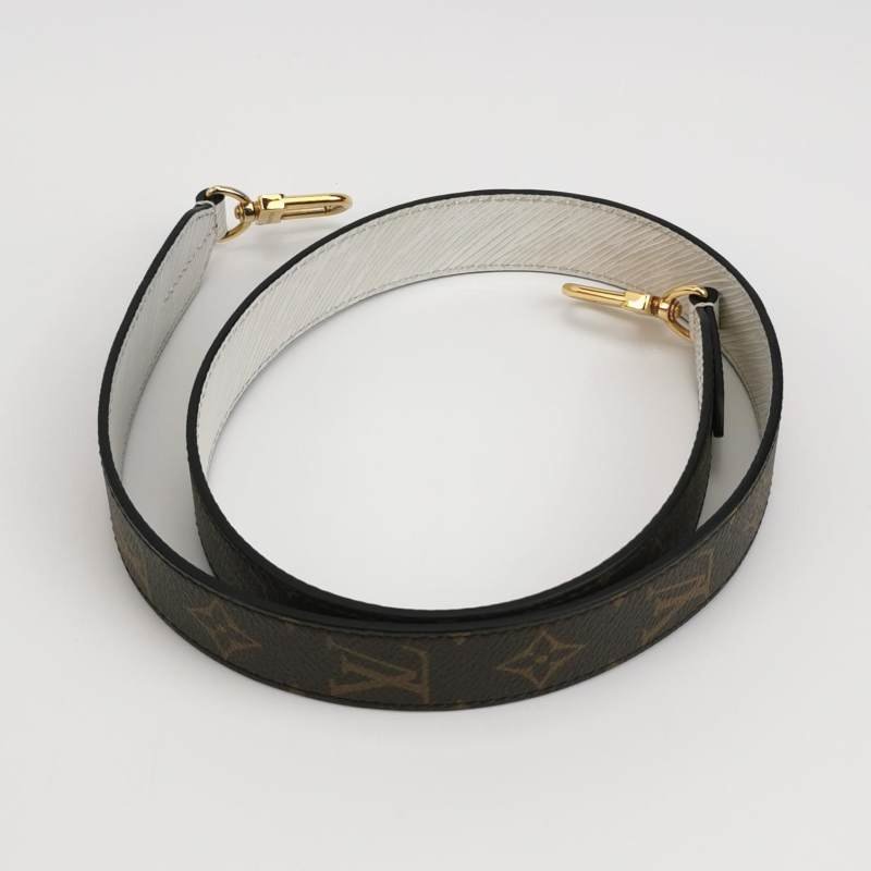 Louis Vuitton(LV)Spring Street牛皮漆皮老花壓紋S-lock鎖扣斜挎包單肩包-8