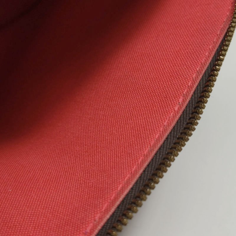 Louis Vuitton(LV)Alma小號牛皮拼色Monogram印花拉鏈手提包-8