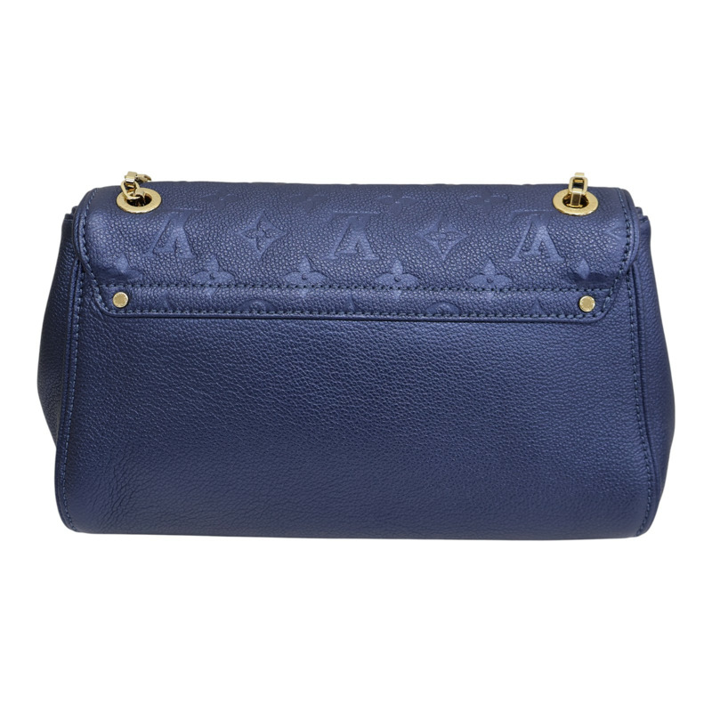 藍色 原花壓紋 牛皮 Saint Germain PM 肩背包 M48948【LOUIS VUITTON LV 路易威登】 M48948-1