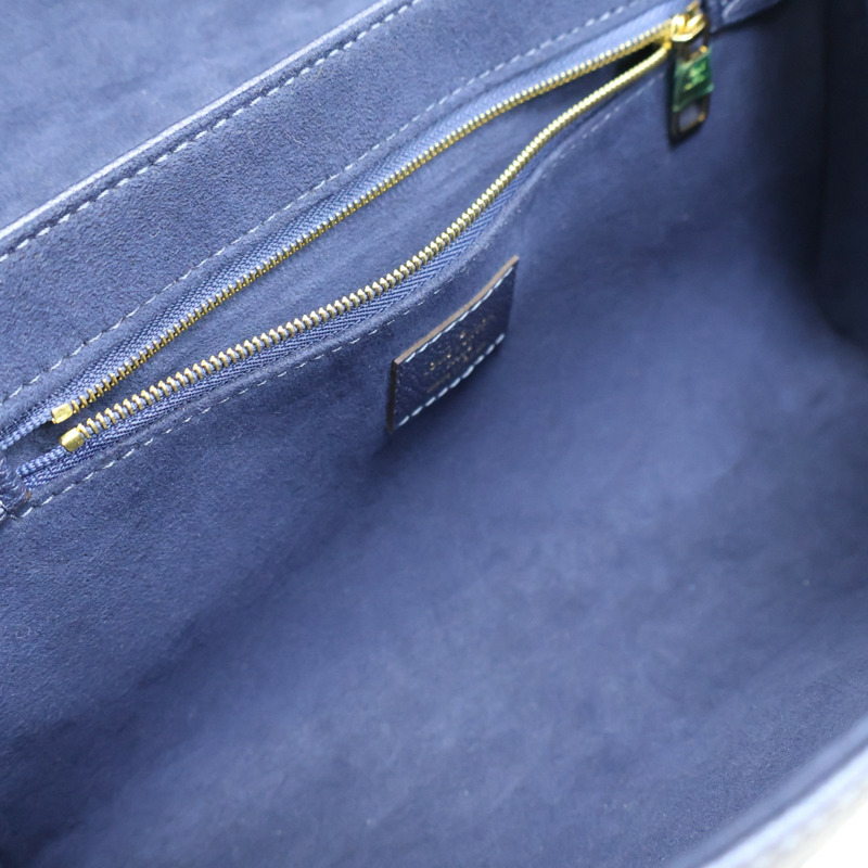 藍色 原花壓紋 牛皮 Saint Germain PM 肩背包 M48948【LOUIS VUITTON LV 路易威登】 M48948-4