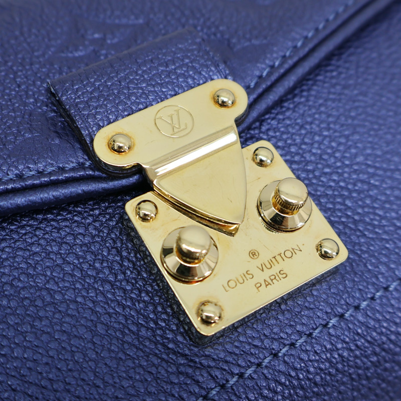 藍色 原花壓紋 牛皮 Saint Germain PM 肩背包 M48948【LOUIS VUITTON LV 路易威登】 M48948-10