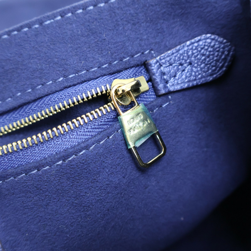 藍色 原花壓紋 牛皮 Saint Germain PM 肩背包 M48948【LOUIS VUITTON LV 路易威登】 M48948-12