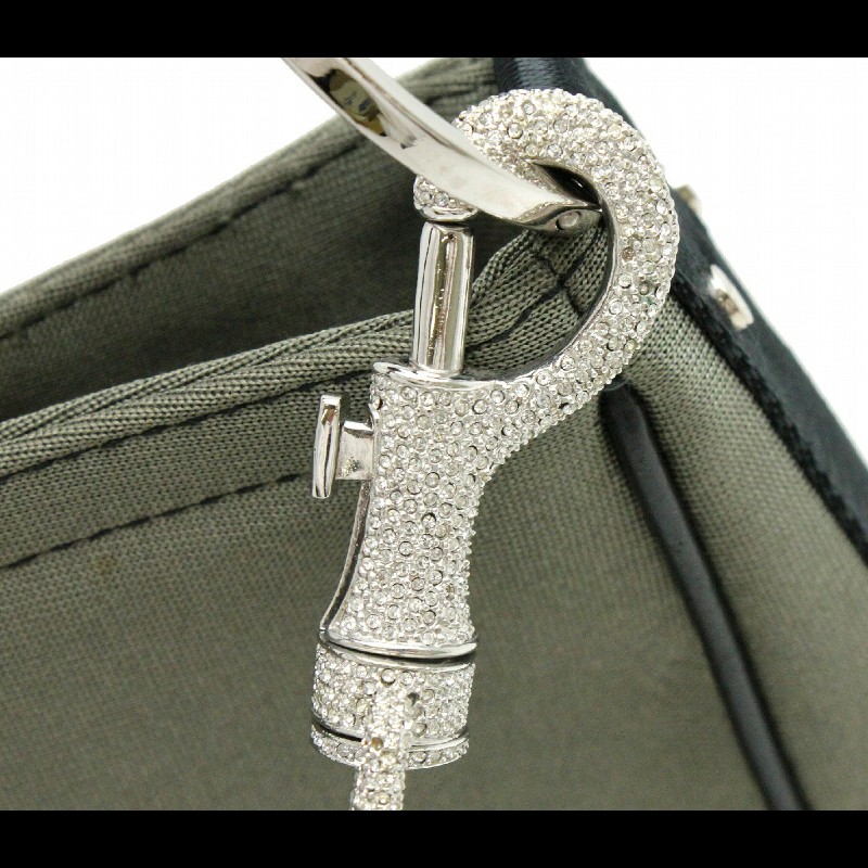 Christina Dior 水鑽釦頭Hobo包-2