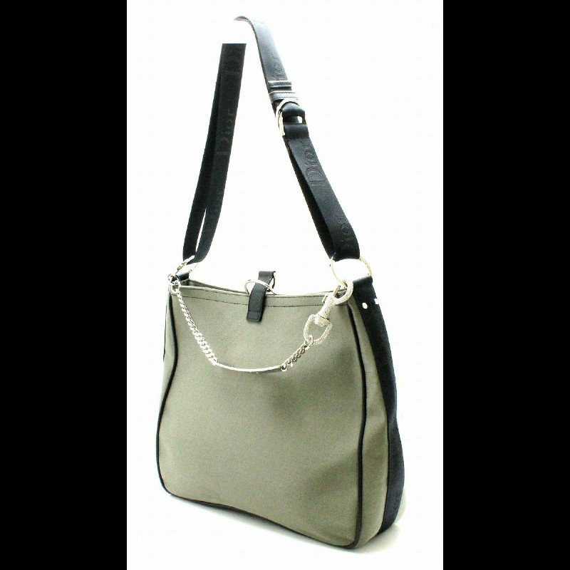 Christina Dior 水鑽釦頭Hobo包-7