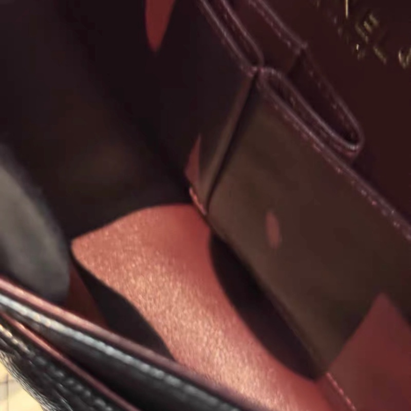 全新晶片款 chanel classic flap 23 Cf23 black gold 黑金-7