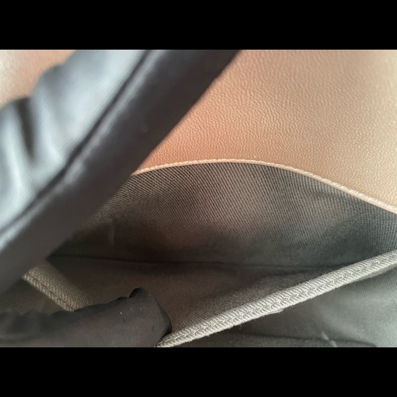 Chanel  Leboy 20cm 小號 珠光色粉 銀扣-22